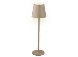 Tafellamp Lumineo led oplaadbaar steady binnen bruin