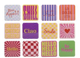 Decobordjes Decoris MDF 9.5x9.5cm assorti
