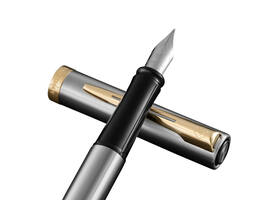 Vulpen Waterman Allure Impression stainless steel GT medium