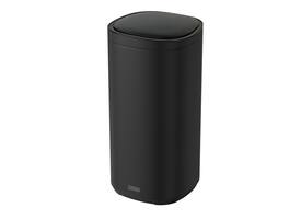 Afvalbak Desq Sensor 50 liter RVS zwart