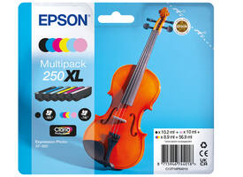 Inktcartridge Epson 250XL T16P84 zwart + 5 kleuren