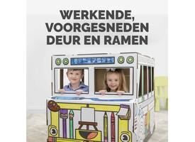Kartonnen Speelbus Bankers Box Play inkleurbaar