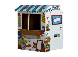 Kartonnen Marktkraam XL Bankers Box Play inkleurbaar
