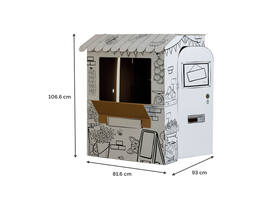 Kartonnen Marktkraam XL Bankers Box Play inkleurbaar
