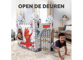 Kartonnen Kasteel XL Bankers Box Play inkleurbaar