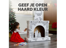 Kartonnen Openhaard XL Bankers Box Play inkleurbaar