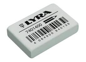 Gum LYRA India Rubber doos à 40 stuks wit