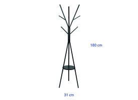 Kapstok MAUL Avalon staand 180cm zwart