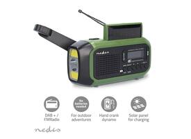 Noodradio Nedis DAB+ FM zonnepaneel
