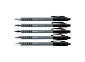 Balpen Paper Mate Flexgrip Ultra medium zwart blister à 5 stuks