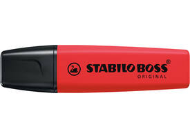 Markeerstift STABILO Boss 70/48 echt rood blister à 1 stuk