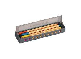 Fineliner STABILO point 88 fijn clickset à 10 kleuren
