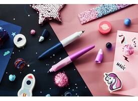 Rollerpen STABILO Easyoriginal rechtshandig 3D DreamWorld medium roze