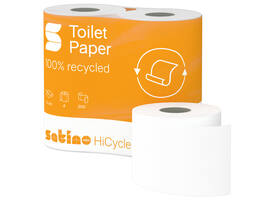 Toiletpapier Satino MT1 HiCycle 2-laags 4x200 vel wit 067810