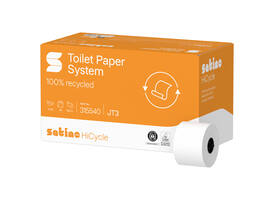 Toiletpapier Satino JT3 HiCycle systeemrol 2-laags 24x100m wit 315540