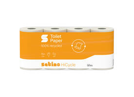 Toiletpapier Satino MT1 HiCycle 2-laags 8x400 vel wit 067910