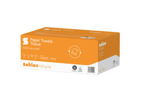 Handdoek Satino PT3 HiCycle c-vouw 2-laags 250x320mm 24x128 vel wit 278530