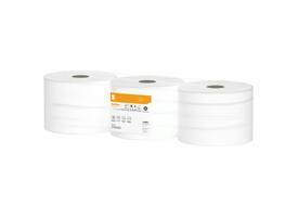 Toiletpapier Satino JT2 HiCycle 2-laags 6x380m wit 319330