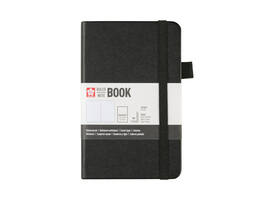 Notitieboek Sakura pocket 90x140mm lijn hard cover zwart