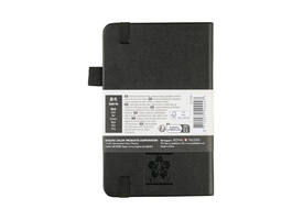 Notitieboek Sakura pocket 90x140mm lijn hard cover zwart