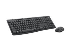 Toetsenbord- en muisset Logitech MK295 Silent draadloos QWERTY graphite