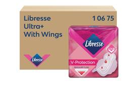 Maandverband Libresse P1 Ultra+ Regular met vleugels 150 stuks