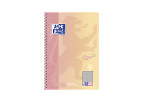 Spiraalblok Oxford Touch B5 geruit 5mm160 pagina's assorti