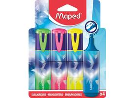 Markeerstift Maped Arctic Vibes set à 4 kleuren