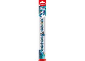 Liniaal Maped Twist 'n Flex Dragon 30cm blauw