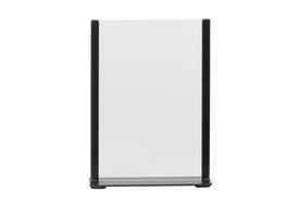 Kaarthouder Europel metaal met acryl bord A5 zwart
