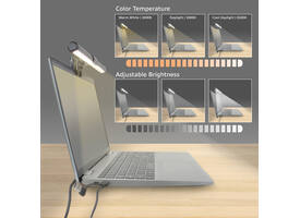 Laptoplamp ACT Clip-on led dimbaar USB