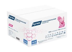 Handschoen Hynex nitril M roze 3.5gr 100 stuks
