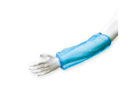 Mouwovertrek Hynex PE blauw 100 stuks