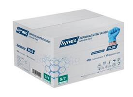 Handschoen Hynex nitril extra sterk S blauw 5gr 100 stuks