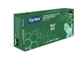 Handschoen Hynex nitril Bio L groen 3.5gr 100 stuks