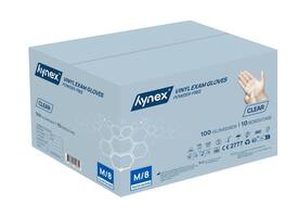 Handschoen Hynex vinyl M transparant 4.5gr 100 stuks