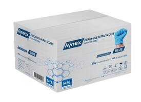 Handschoen Hynex nitril M blauw 5gr extra sterk 100 stuks