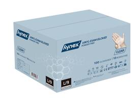 Handschoen Hynex vinyl L transparant 4.5gr 100 stuks