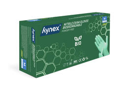 Handschoen Hynex nitril Bio M groen 3.5gr100 stuks
