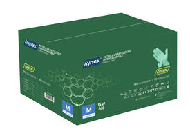 Handschoen Hynex nitril Bio M groen 3.5gr100 stuks