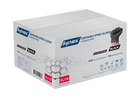 Handschoen Hynex nitril XL zwart 5gr extra sterk 100 stuks