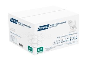 Handschoen Hynex nitril S wit 3.5gr 100 stuks