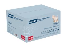 Handschoen Hynex vinyl XL transparant 4.5gr 100 stuks