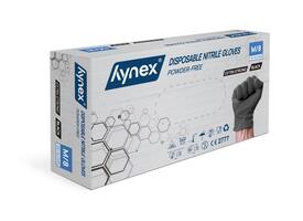 Handschoen Hynex nitril M zwart 5gr extra sterk100 stuks