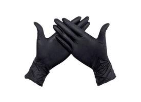 Handschoen Hynex nitril M zwart 5gr extra sterk100 stuks