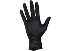 Handschoen Hynex nitril M zwart 5gr extra sterk100 stuks