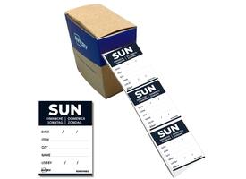 Etiket Avery HACCP zondag-zwart 40x56mm 500 stuks