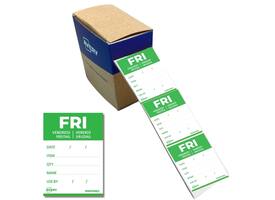 Etiket Avery HACCP vrijdag-groen 40x56mm 500 stuks