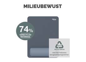 Muismat met polssteun Fellowes Breyta XL blauw