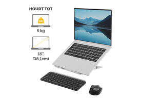 Laptopstandaard Fellowes Alumia zilver